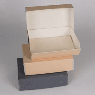 Drop Front Boxes, 8-1/2 x 10-1/2 x 3, MicroChamber/Silversafe - #DF810MCS